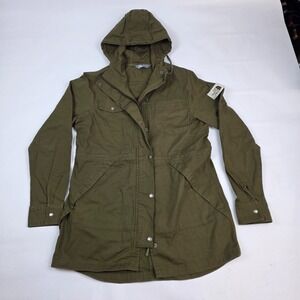 The North Face Jacket Womens Medium Green Utility Full Zip Cargo Hooded